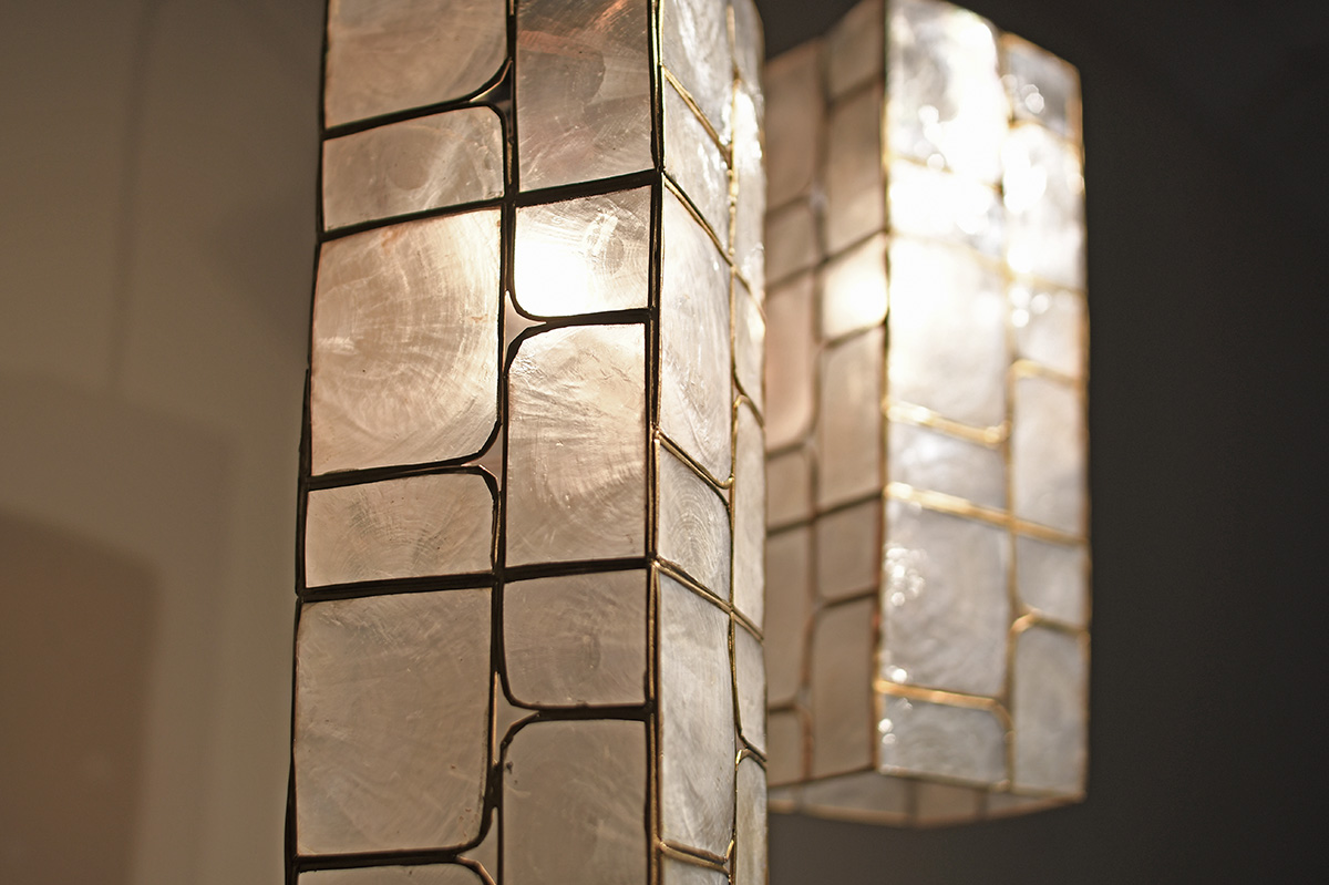 ペンダントライト 照明 昭和レトロ シェードライト シェルステンド