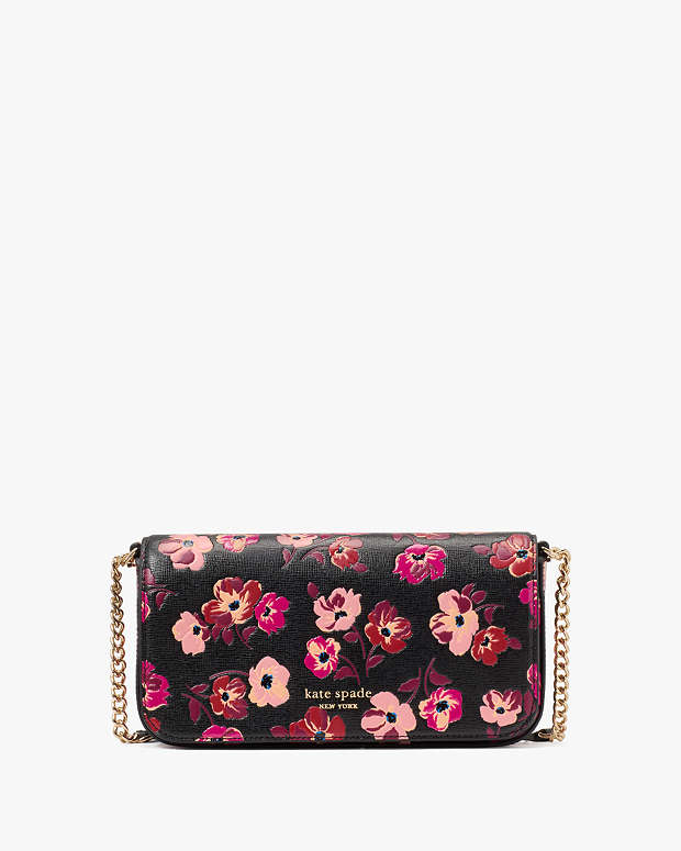 Devin Fall Poppies Flap Chain Wallet | Kate Spade Outlet