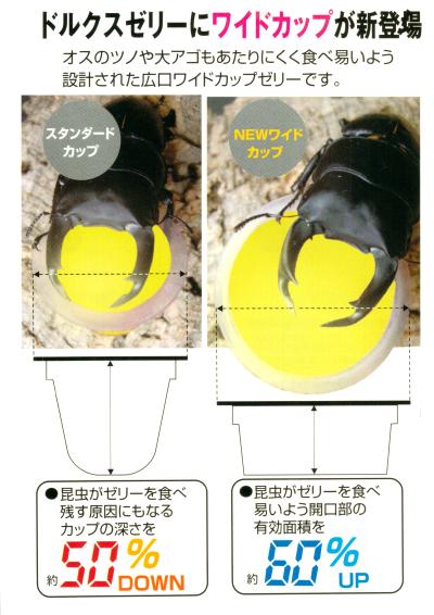ドルクスゼリーの販売 クワガタとカブトムシの餌用の高タンパクゼリー