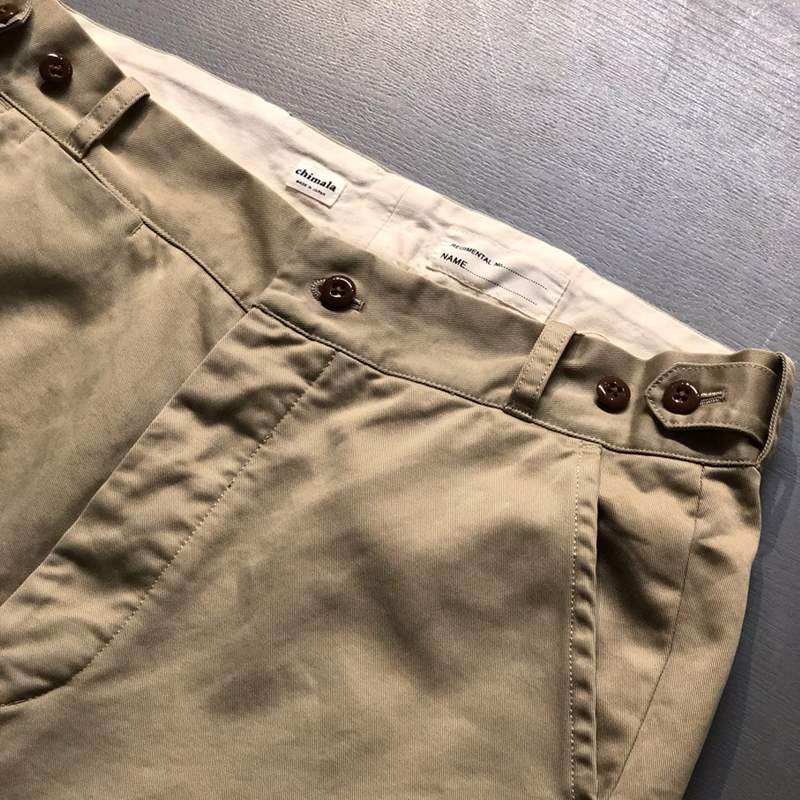 メンズライクな太いチノパンをお探しの方、「PLEASE」別注がドンピシャ