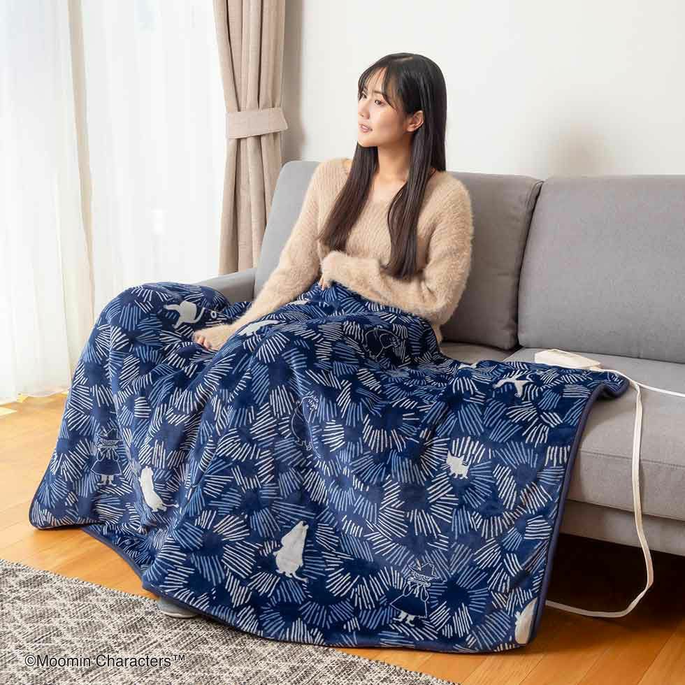 ◇MOON 電気ひざ掛け KOIZUMI ウール100% 【公式通販】