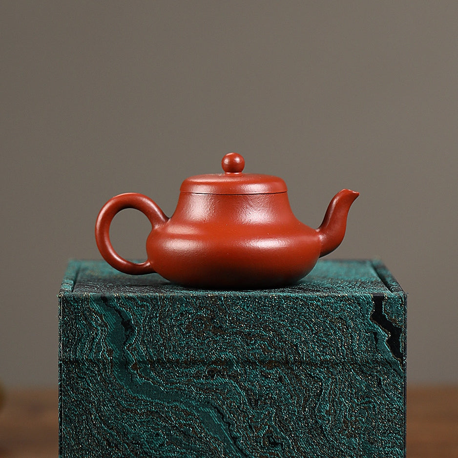 中国古玩 朱泥急須A 幅約17.5㎝ 東さ7-1102③ 中国古玩