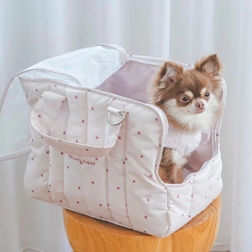 PIQUE ジェラートピケのミニペットキャリーバッグ GELATO