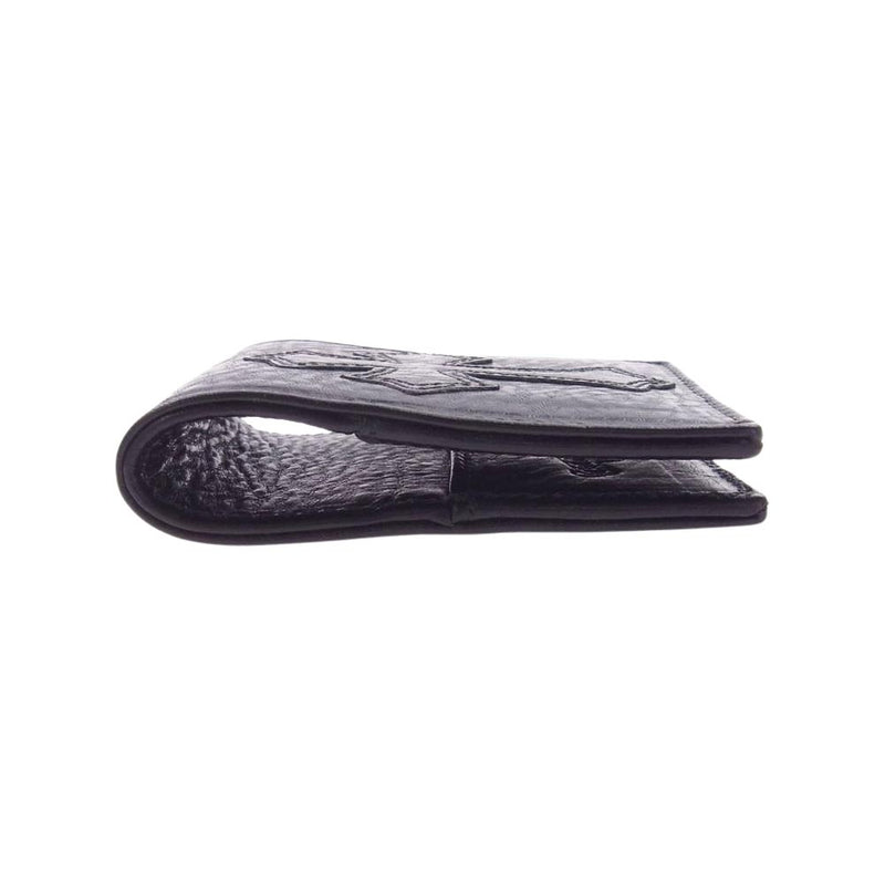 インボイス原本有 クロムハーツ CHクロス パッチ レザー メモホルダー