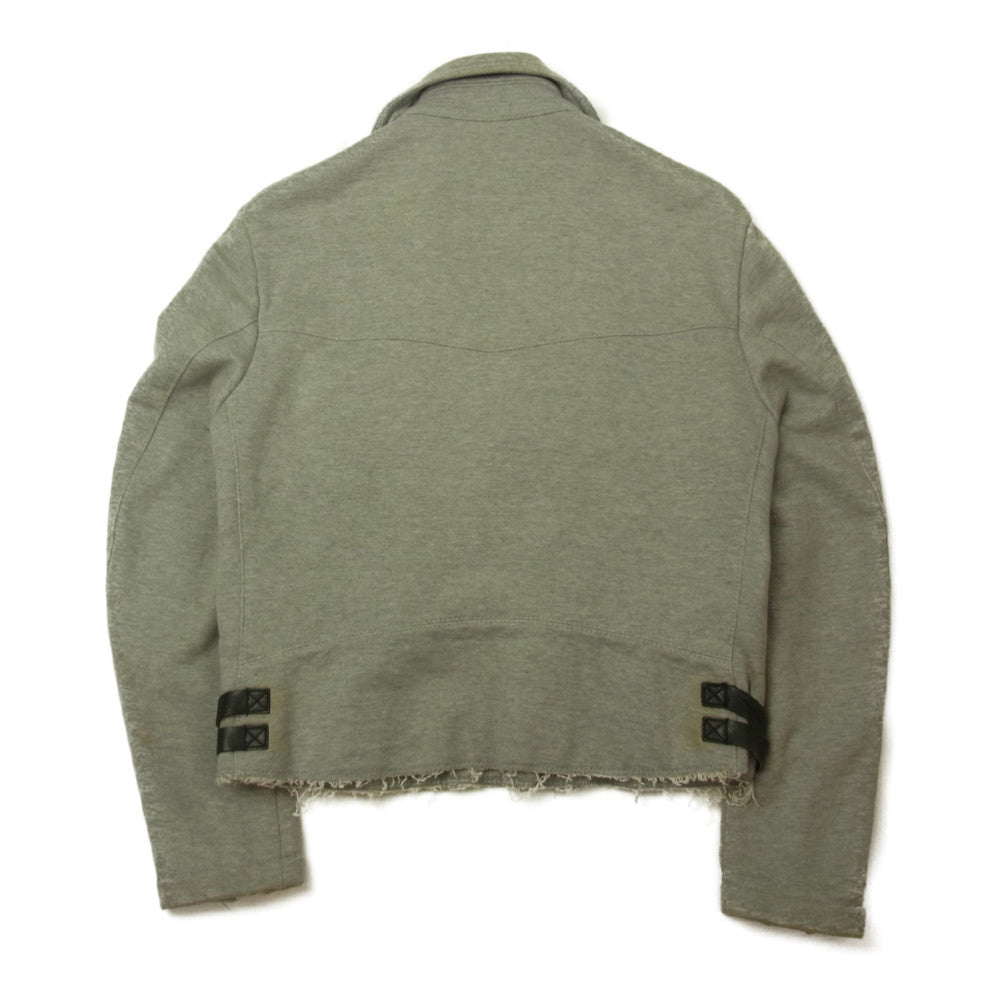 ジュンヤワタナベ コムデギャルソン ルイスレザー 縮絨 ニット