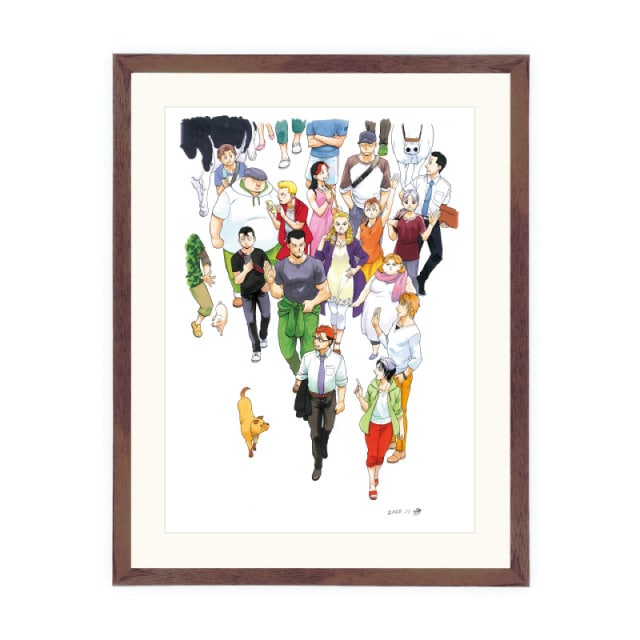 銀の匙展 限定 荒川弘 直筆サイン入り 複製原画(D) 額付き