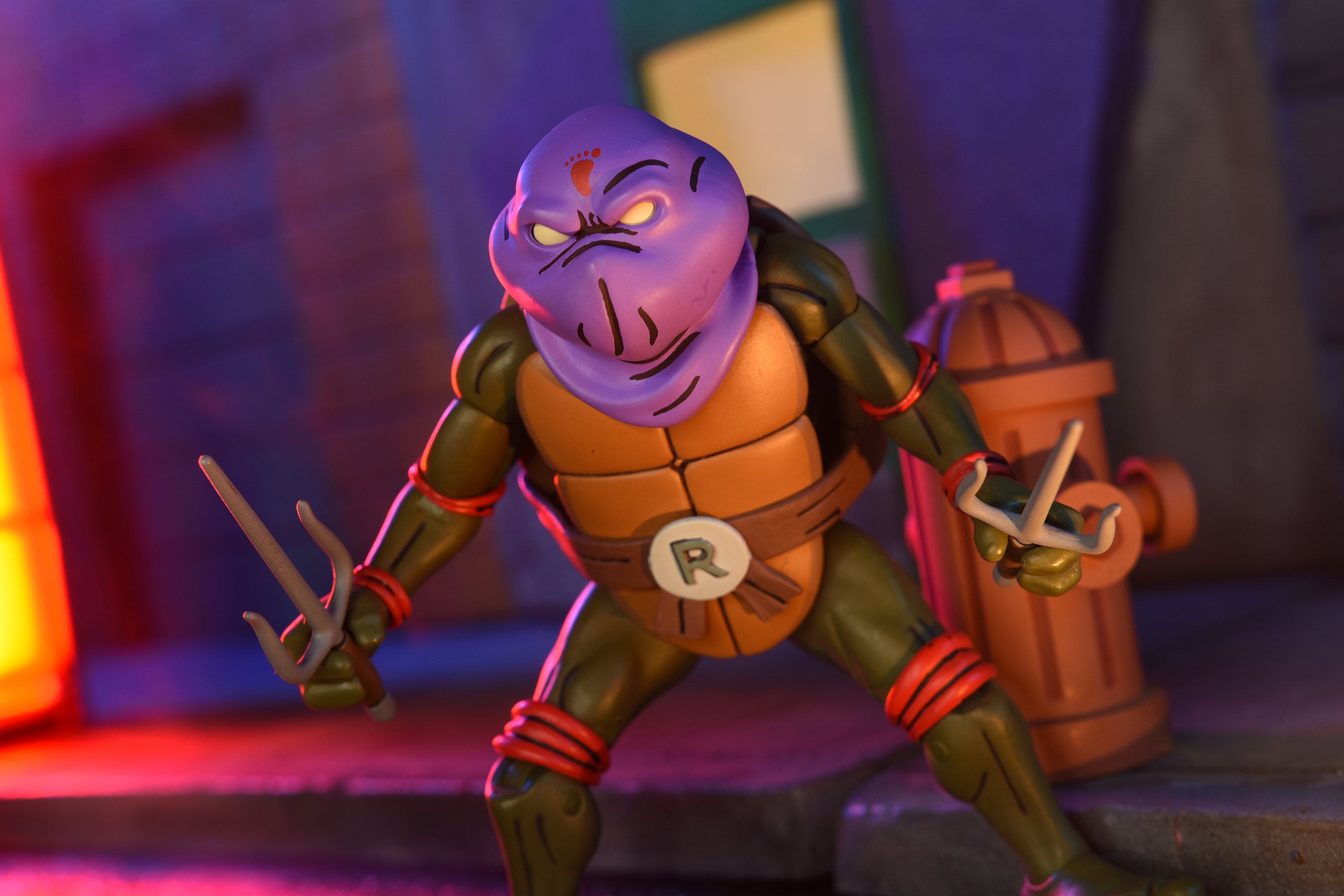 豆魚雷限定】TMNT Cartoon animation/ ダークレオナルド 7インチ