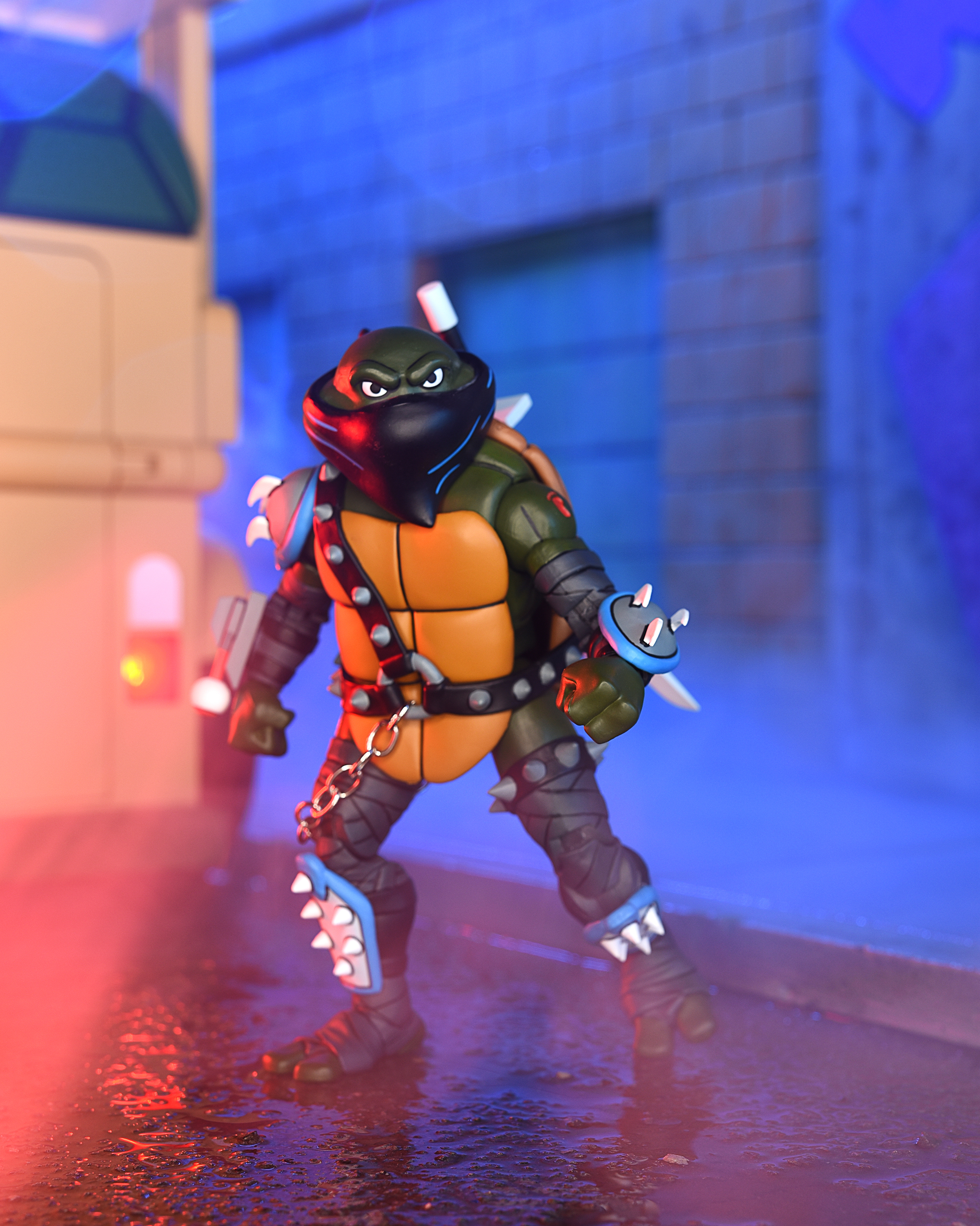 豆魚雷限定】TMNT Cartoon animation/ ダークレオナルド 7インチ