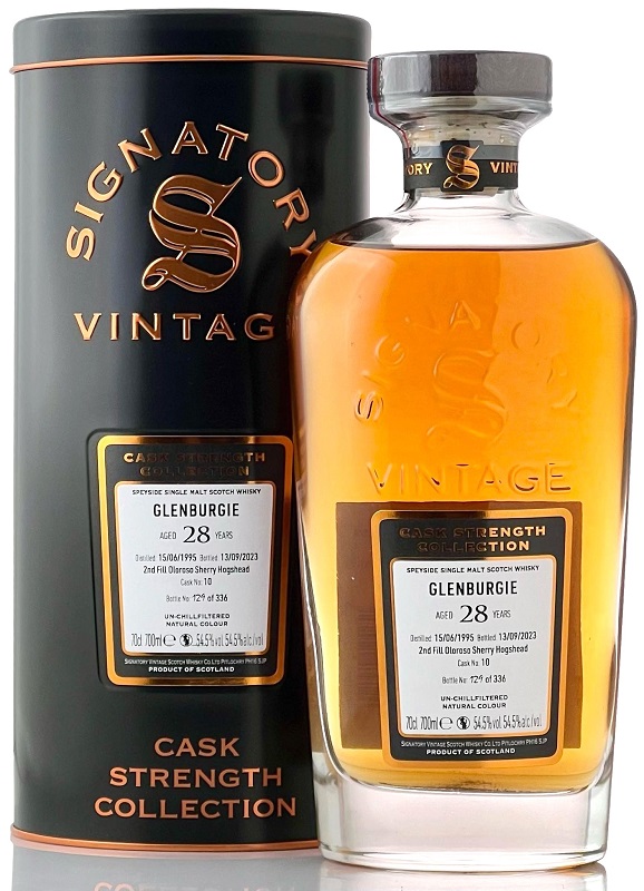 グレンバーギー[1995] 28年 シェリーホグスヘッド【シグナトリー