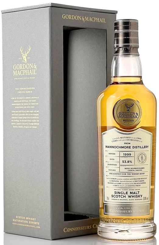 マノックモア[1999] 22年 バレル for THE WHISKY HOOP【ゴードン＆マク