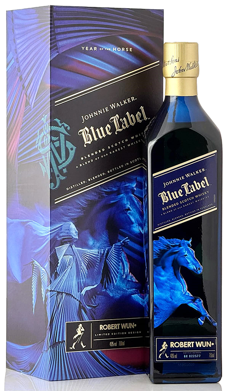 干支ラベル〉ジョニーウォーカー ブルーラベル イヤーオブザホース(正規)