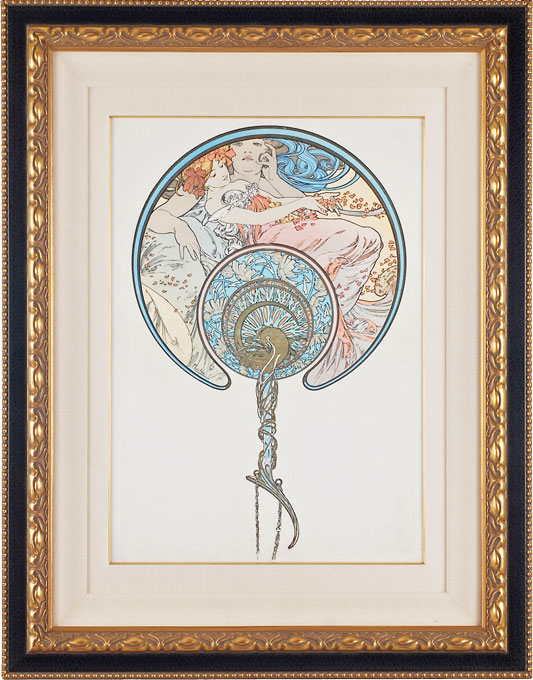 アルフォンス・ミュシャ 「通り過ぎる風が若さを奪い去る