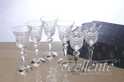 チェコ製 ワイングラス ボヘミアクリスタル Bohemian Crystal Wine