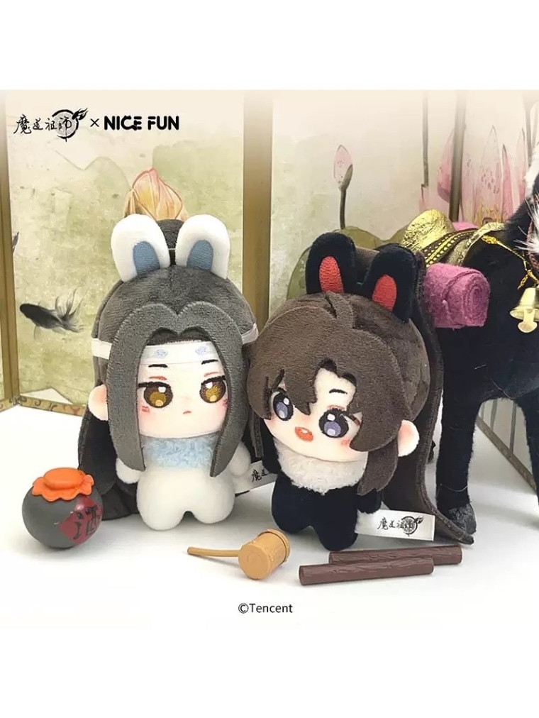 魔道祖师 陈情令陳情令 忘羡ぬいぐるみ 服付き蓝湛魏无羡