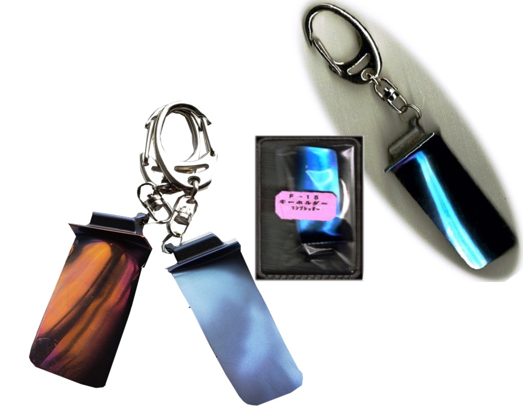 ANA B747SR HPTブレード部品キーホルダー ANA B747SR HPTブレード部品