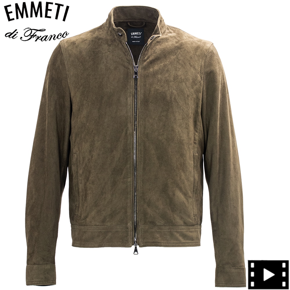 emmeti セール ゴートスキンスエード レザージャケット 46 EMMETI JURI