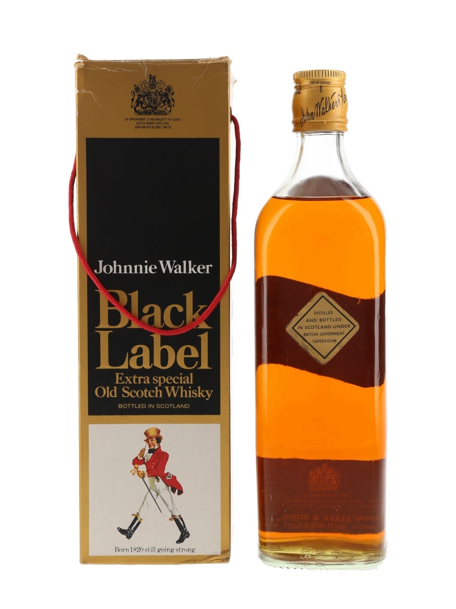 古いお酒 Johnnie Walker BLACK LABEL 未開栓品 鑑賞用 750ml×3本