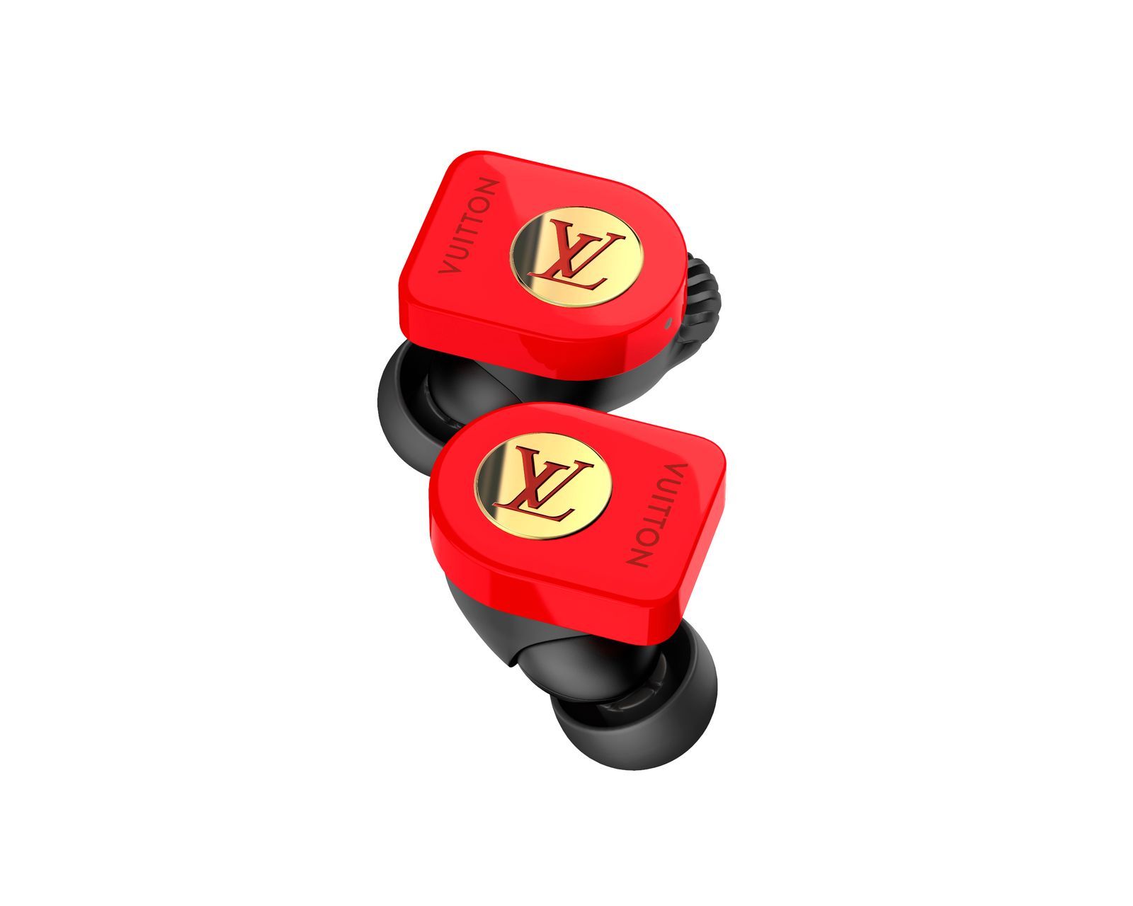 ルイヴィトン ホライゾンイヤホン レッド×モノグラム ルイ・ヴィトンの