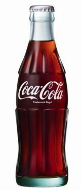 コカ・コーラのアイコン、コンツアーボトルを再利用したハンドメイド