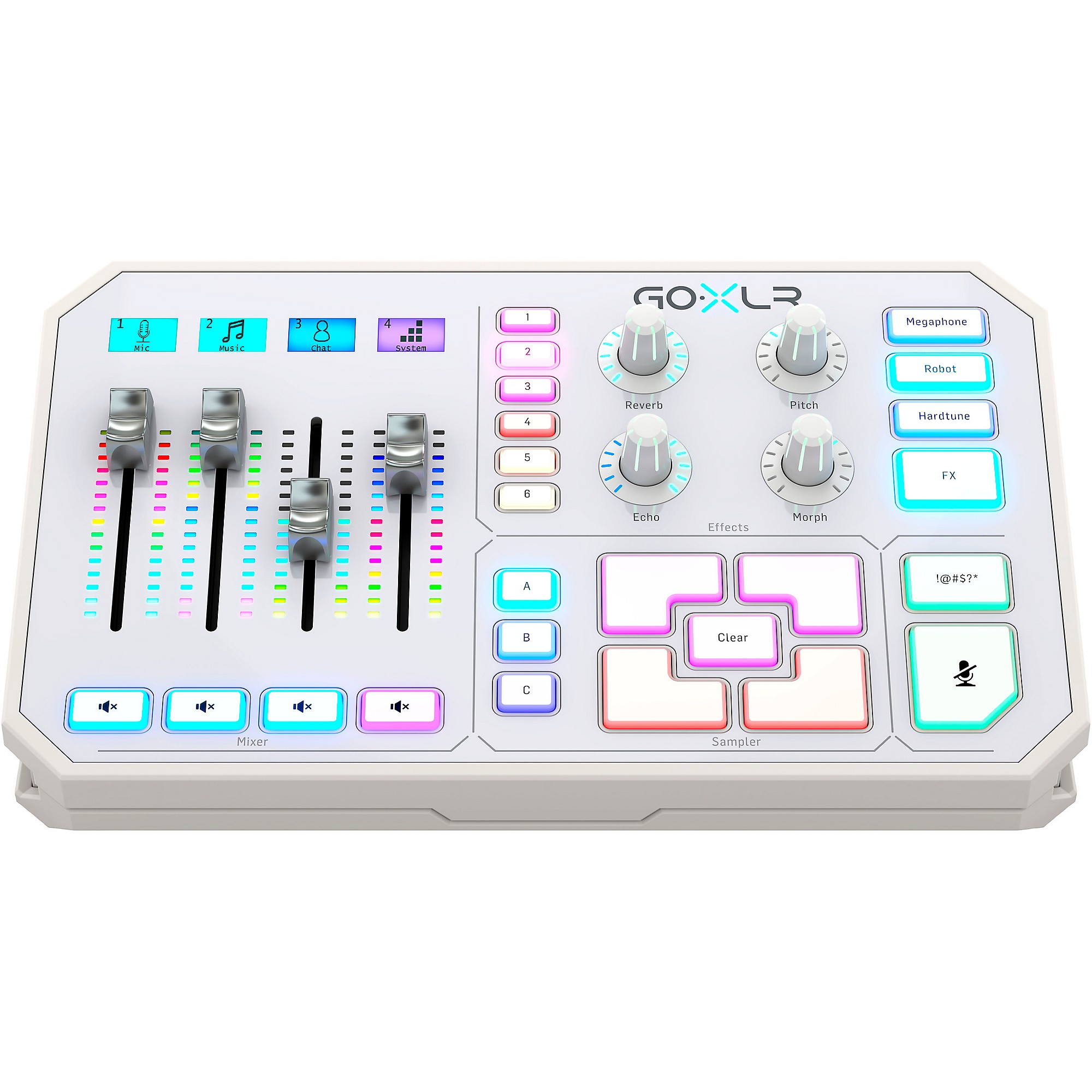 TC Helicon GoXLR 4-channel USB Streaming Mixer with Voice FX and