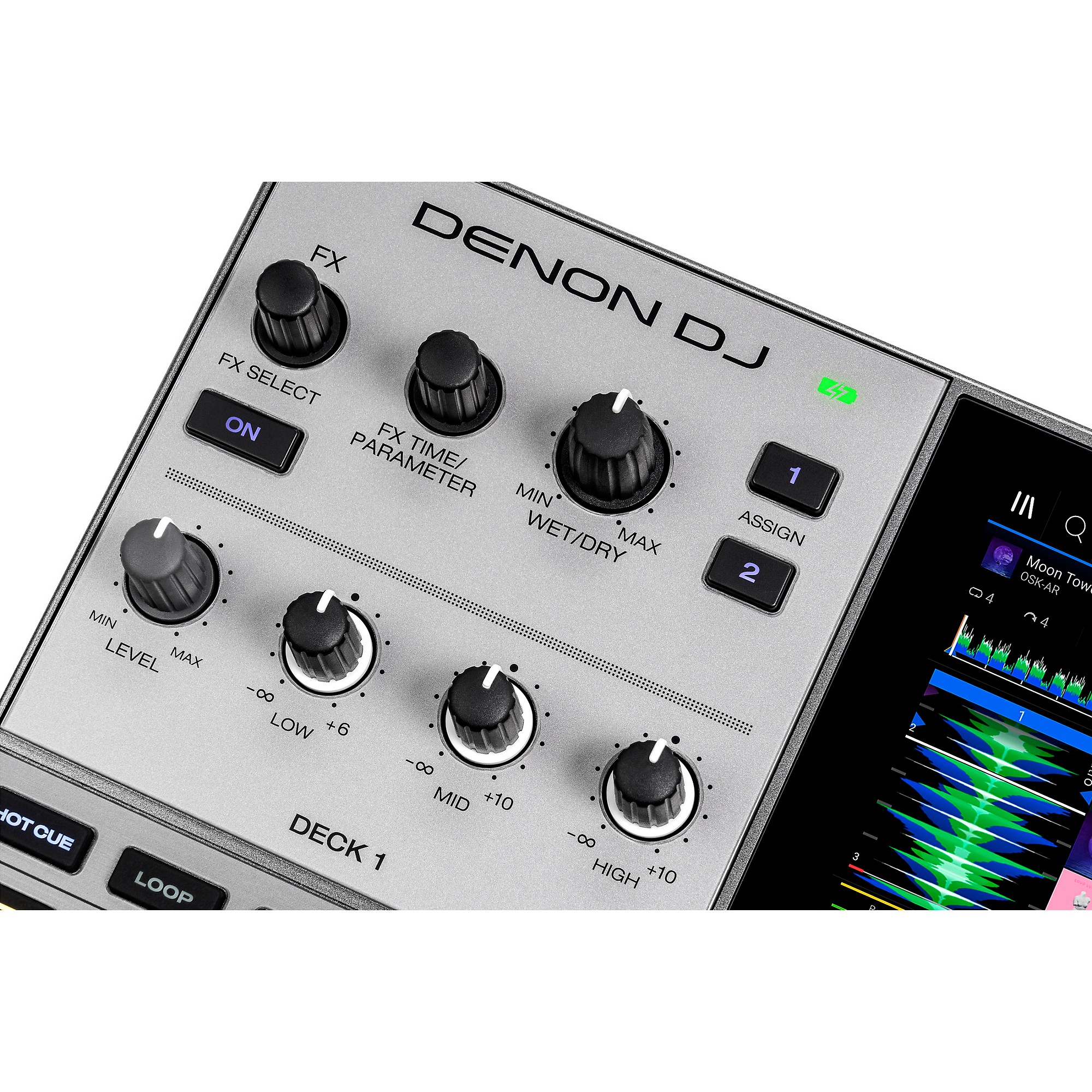 Denon DJ PRIME GO+ Professional 2-Channel Standalone DJ System