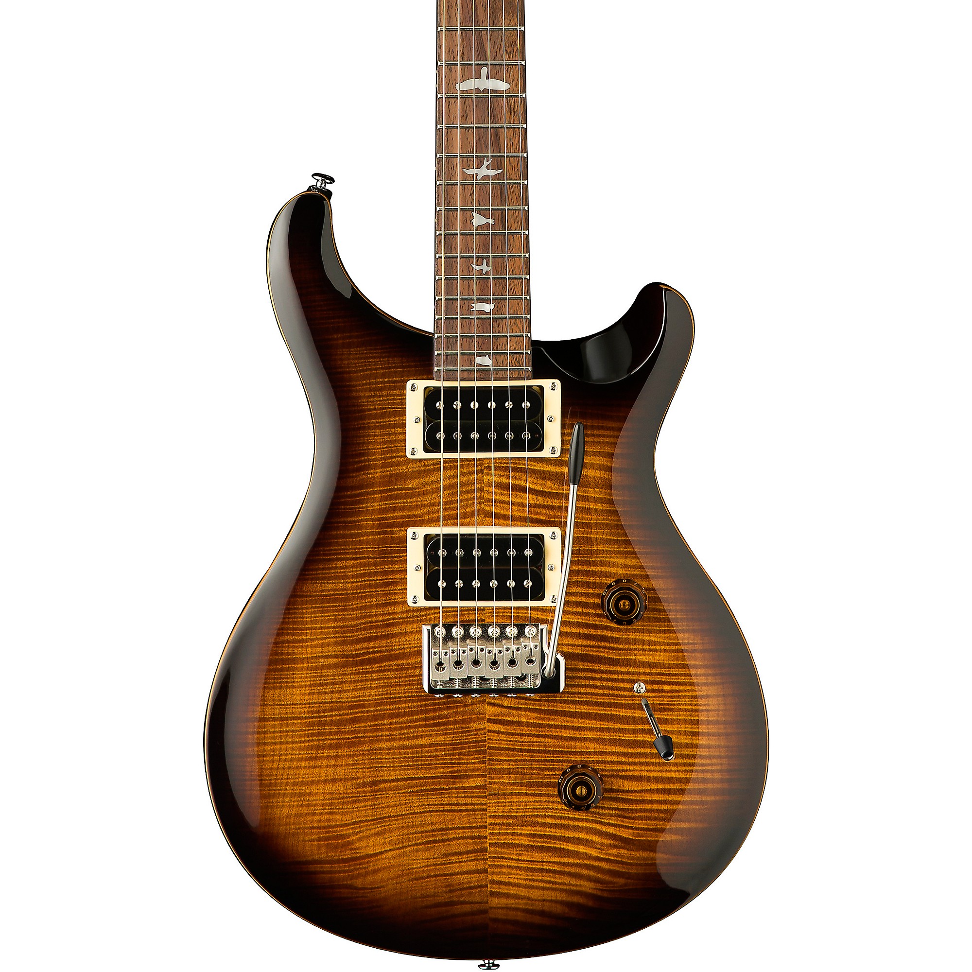 PRS SE Custom 24 Electric Guitar - Black Gold Sunburst | Music & Arts