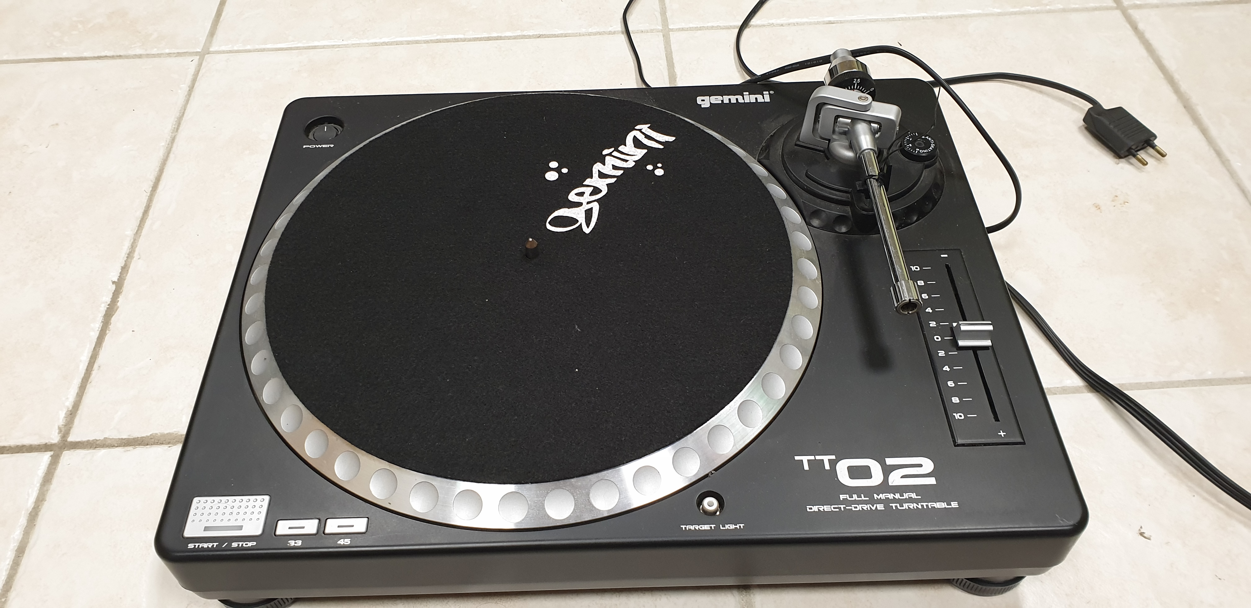 Gemini TT-02 ターンテーブル ブラック GEMINI TT-02 価格比較 - 価格.com