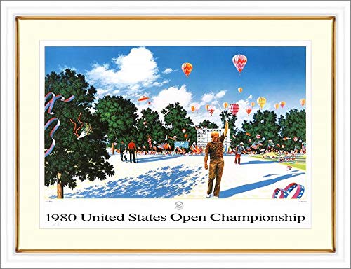 ヒロ ヤマガタ ゴルフポスター 額縁 ヒロ ヤマガタ ゴルフポスター