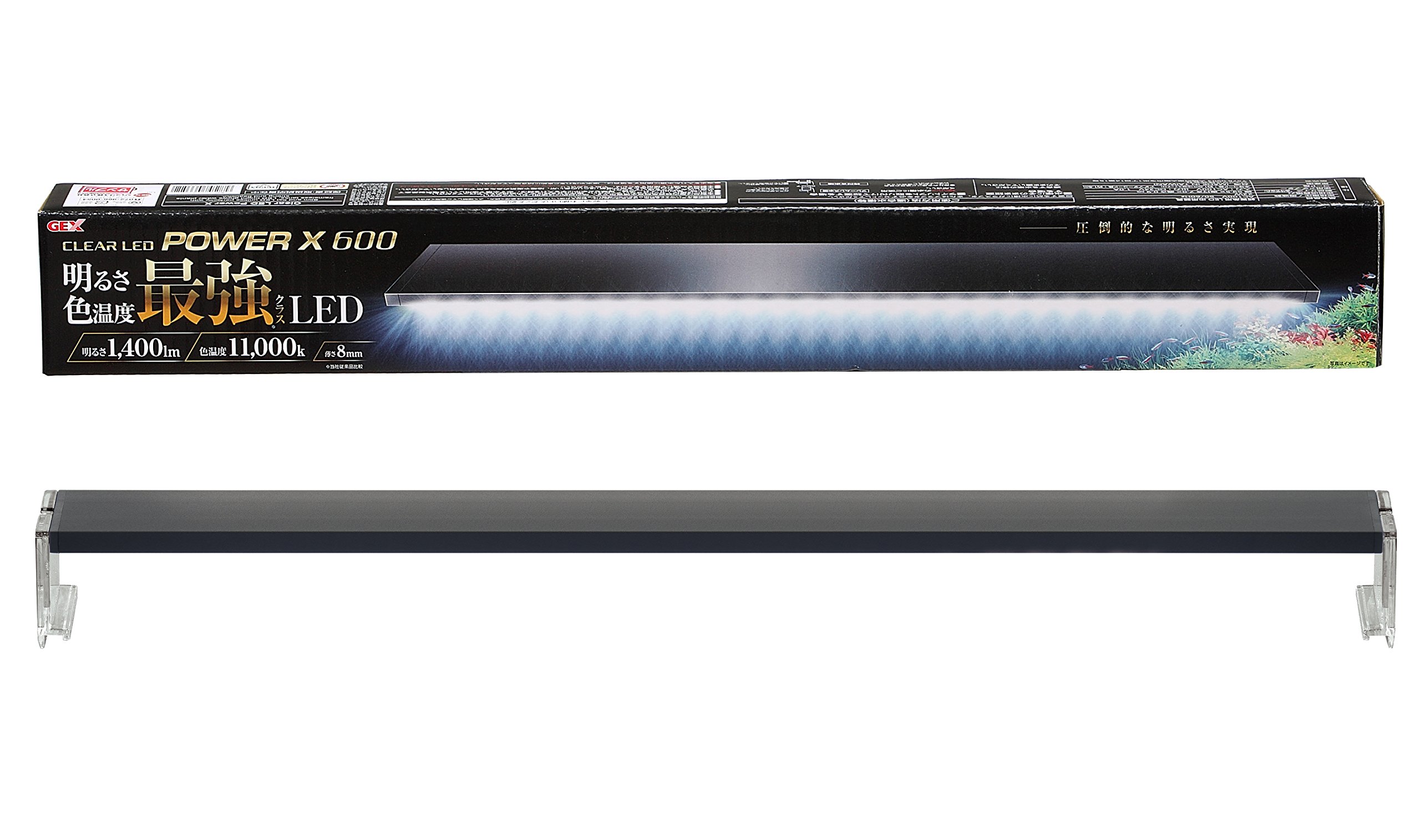 Amazon | GEX クリアLED POWER X 600 明るさ1,400lm 色温度11,000K