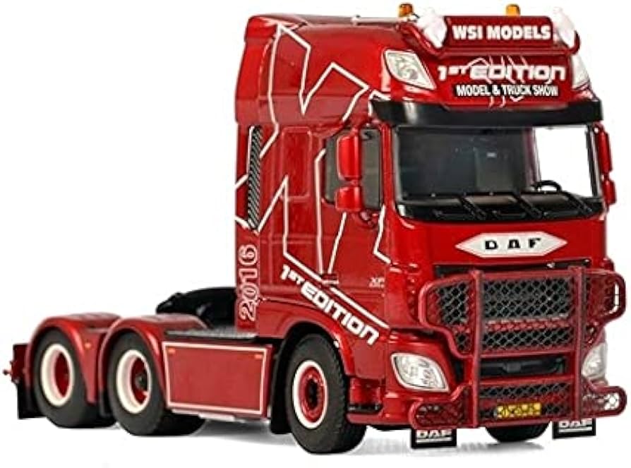Amazon.co.jp: WSI DAF XF Super Space CAB 6x2 TAG AXLE 1/50 Diecast