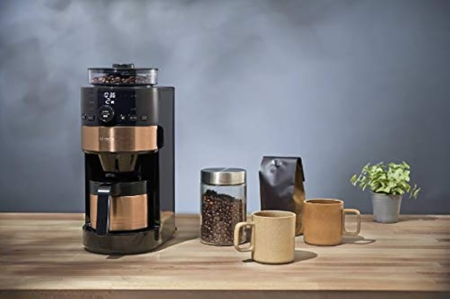 Amazon | SIROCA コーヒーメーカー SC-C123 ブラック/カッパーブラウン