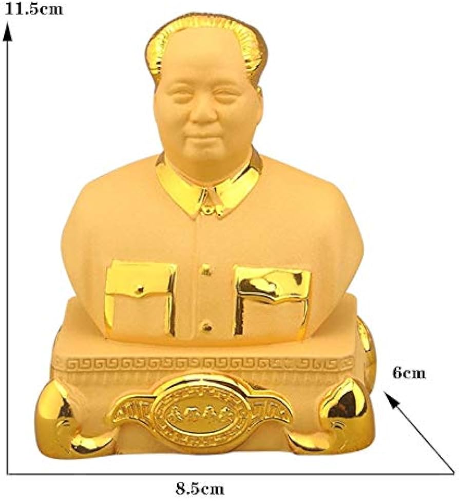 Amazon.co.jp: 毛沢東会長の偉大な像手彫り中国の偉大な指導者毛沢東の