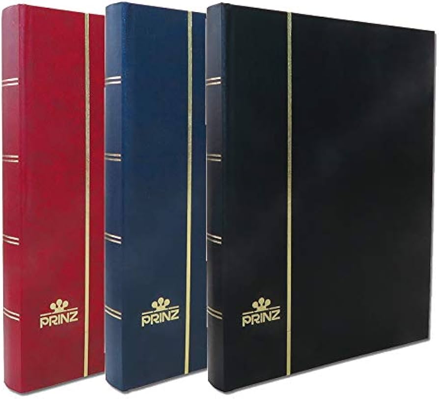 ブランド品な切手ストックブック2冊218×160mm各12ページ6段透明シート！