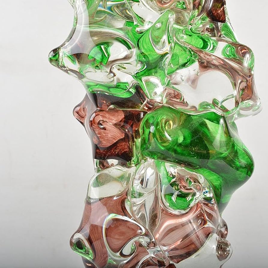 Amazon.co.jp: ガラス造形作家 イワタルリ 岩田瑠璃 ガラス器 花瓶 共