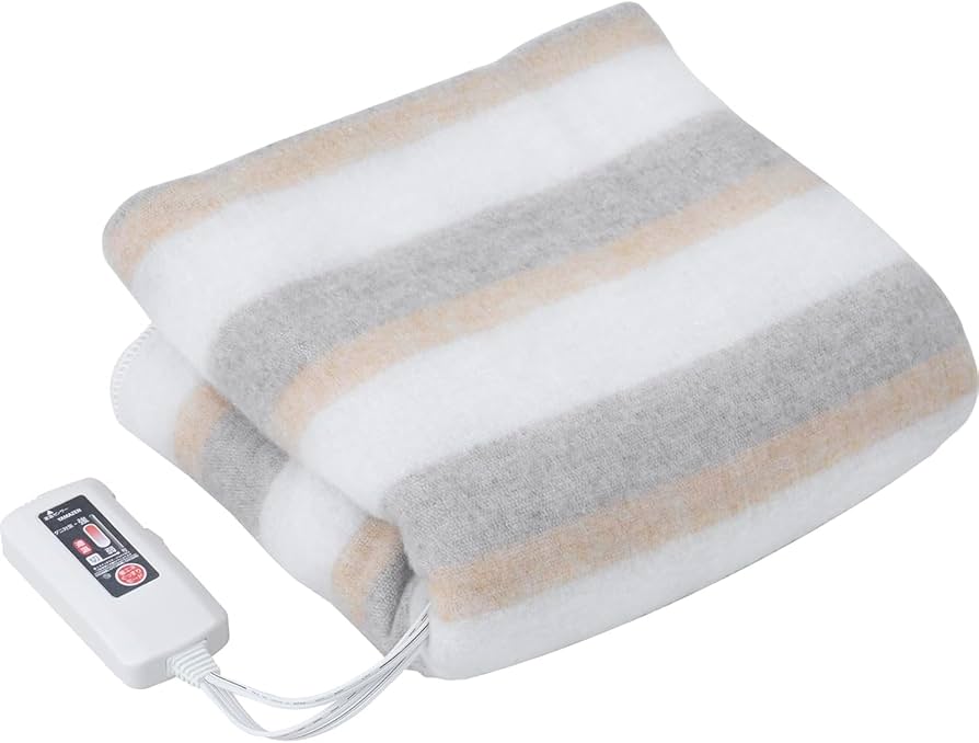Amazon | [山善] 電気毛布 掛け 敷き 兼用 188×130cm 洗える タイマー
