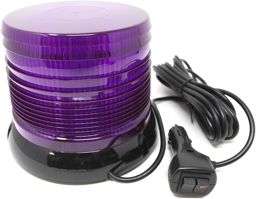 Amazon.co.jp: ALTEED(アルティード) パトランプ LED回転灯 紫色発光