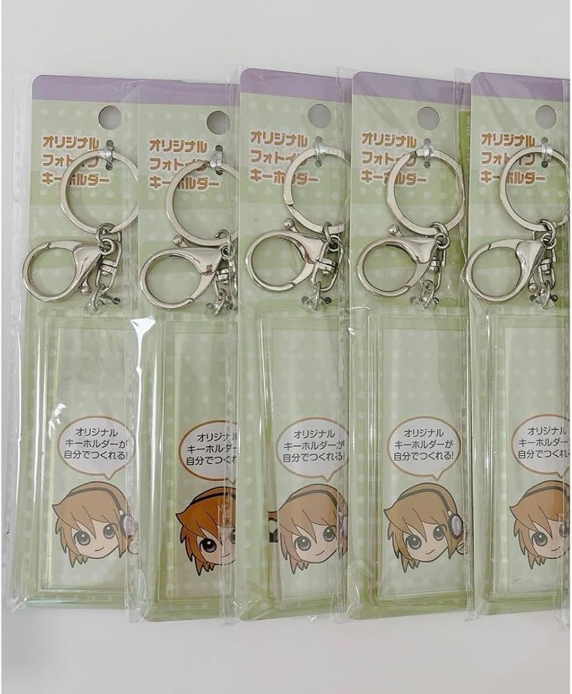Amazon.co.jp: セリア オリジナルフォトインキーホルダー 銀テープ