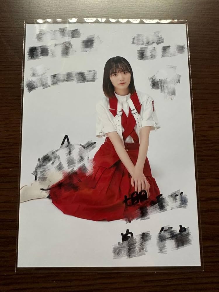 櫻坂46 増本綺良 サイン入り生写真 生写真たて ローソン 櫻坂46 増本綺