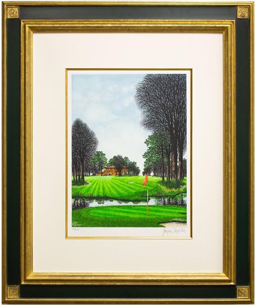 ジャック ・ デペルト ゴルフ場 53/100 リトグラフ ジャック