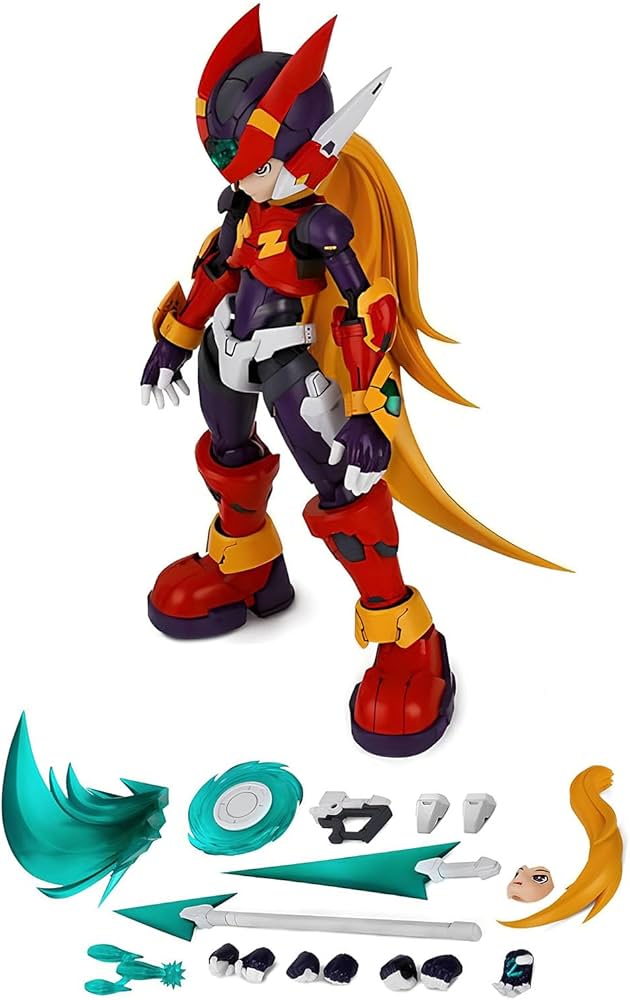 Amazon | ロックマンゼロ 豪華版 可動フィギュア 17cm 武器