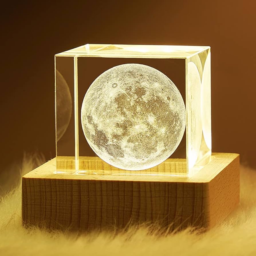 Amazon.co.jp: クリスタルガラスジュエリーモデル 3D レーザー