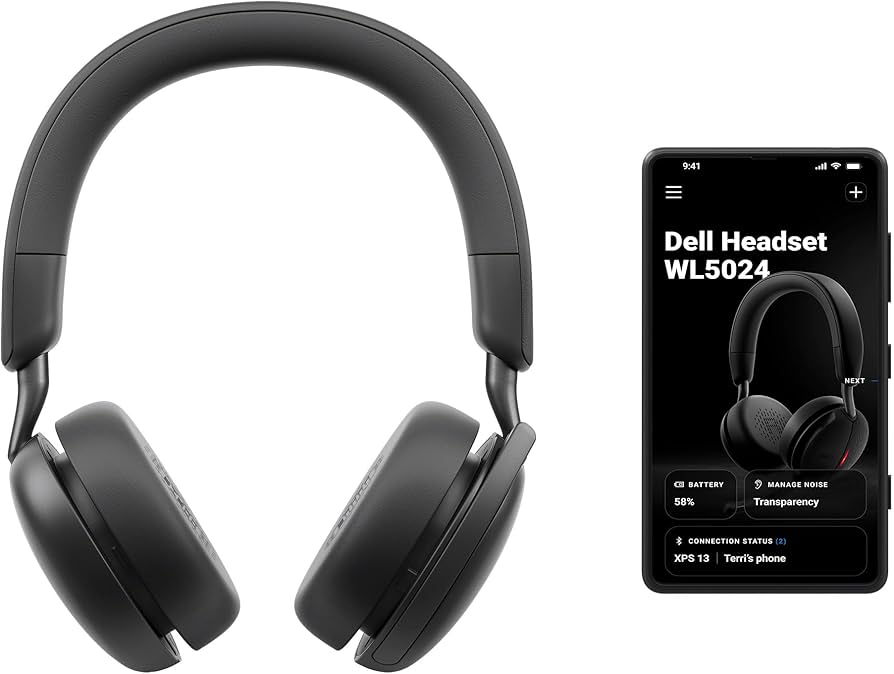 Amazon.com: Dell WL5024 Pro Wireless ANC Headset - Hybrid Active
