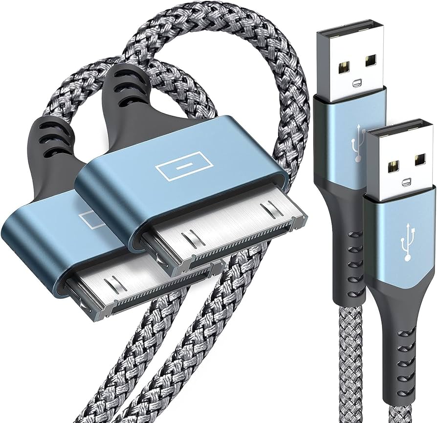 Amazon.co.jp: 30ピン Dockケーブル【2m+2m 2本セット】USB充電