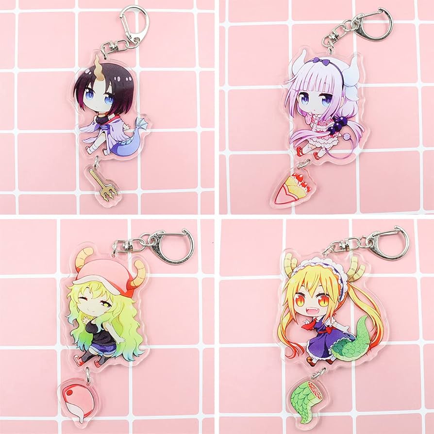 Amazon.co.jp: 小林さんちのメイドラゴン キーホルダー カンナ トール