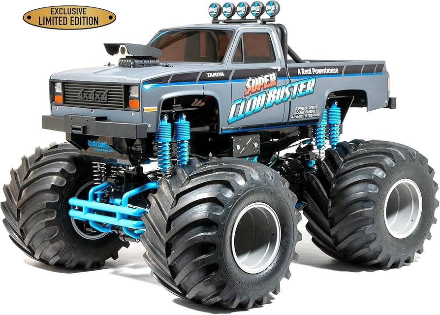 Amazon.com: TAMIYA 1/10 Super Clod Buster 4 Wheel Drive Truck Kit
