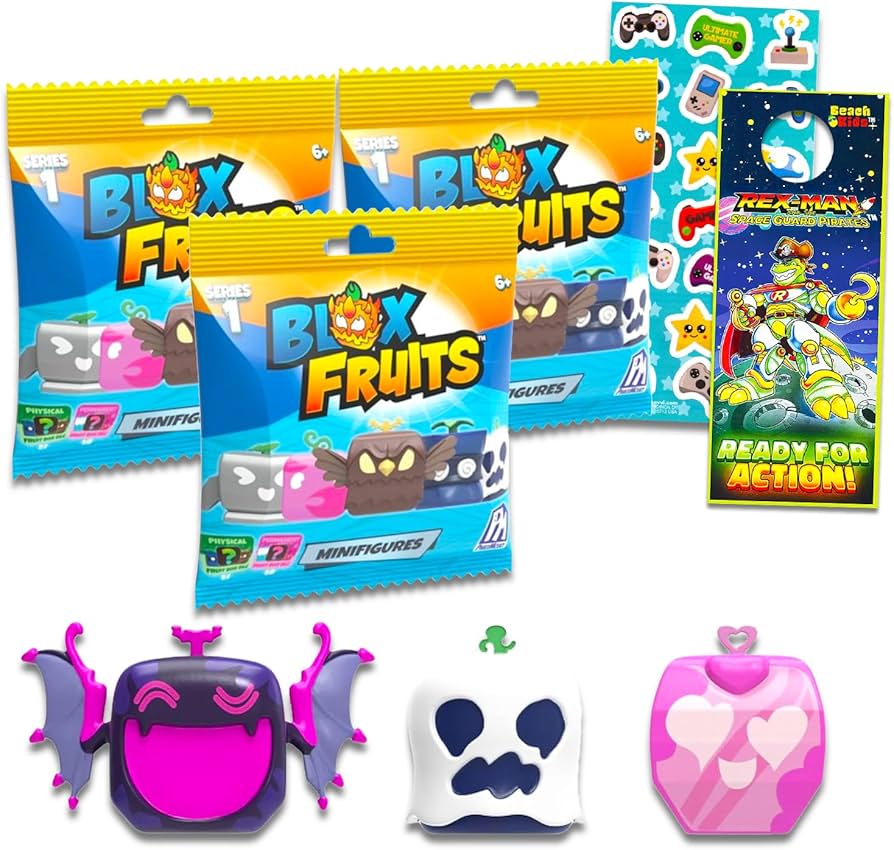 Amazon.co.jp: Blox Fruits Mystery Blind Bag Set - 3 Pack Block