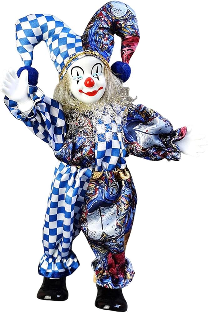 Amazon.co.jp: kowaku 素敵なピエロ人形フィギュア アート