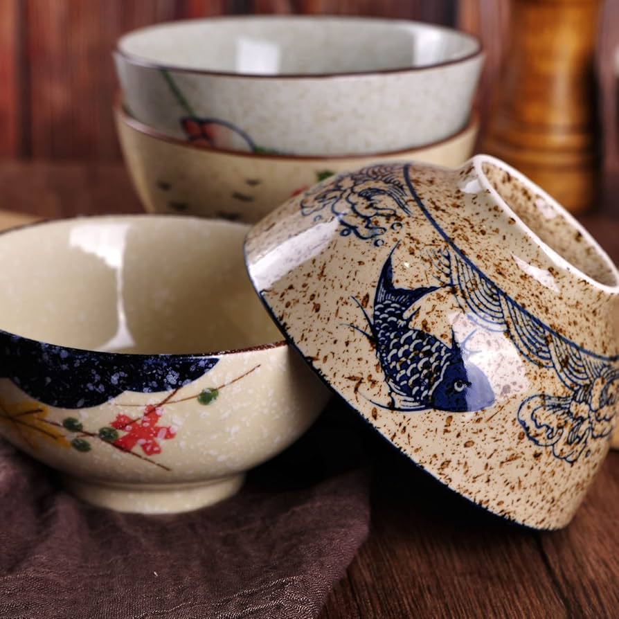 Amazon.com: WHJY 4.5 inch Set in 4 Retro Chinese Japanese Creative