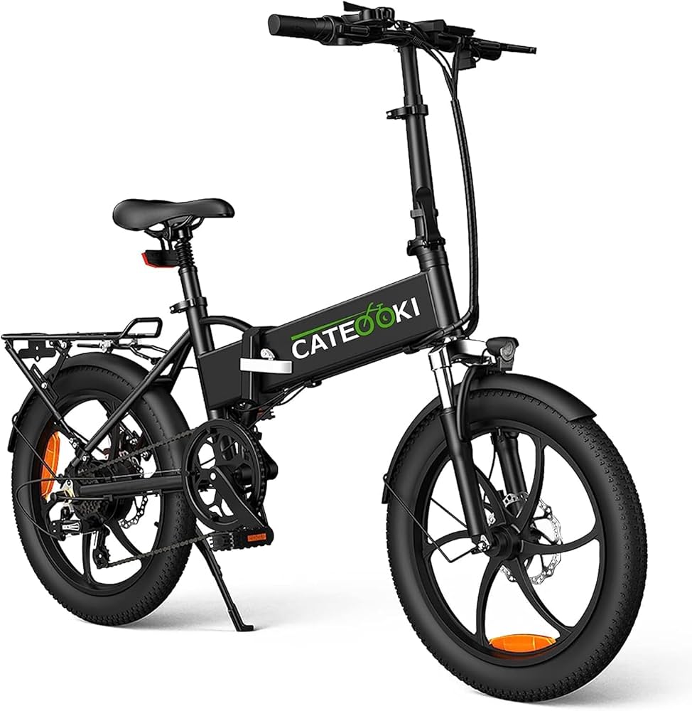 Amazon | CATEOOKI 電動アシスト自転車 電動自転車 20インチ極太タイヤ