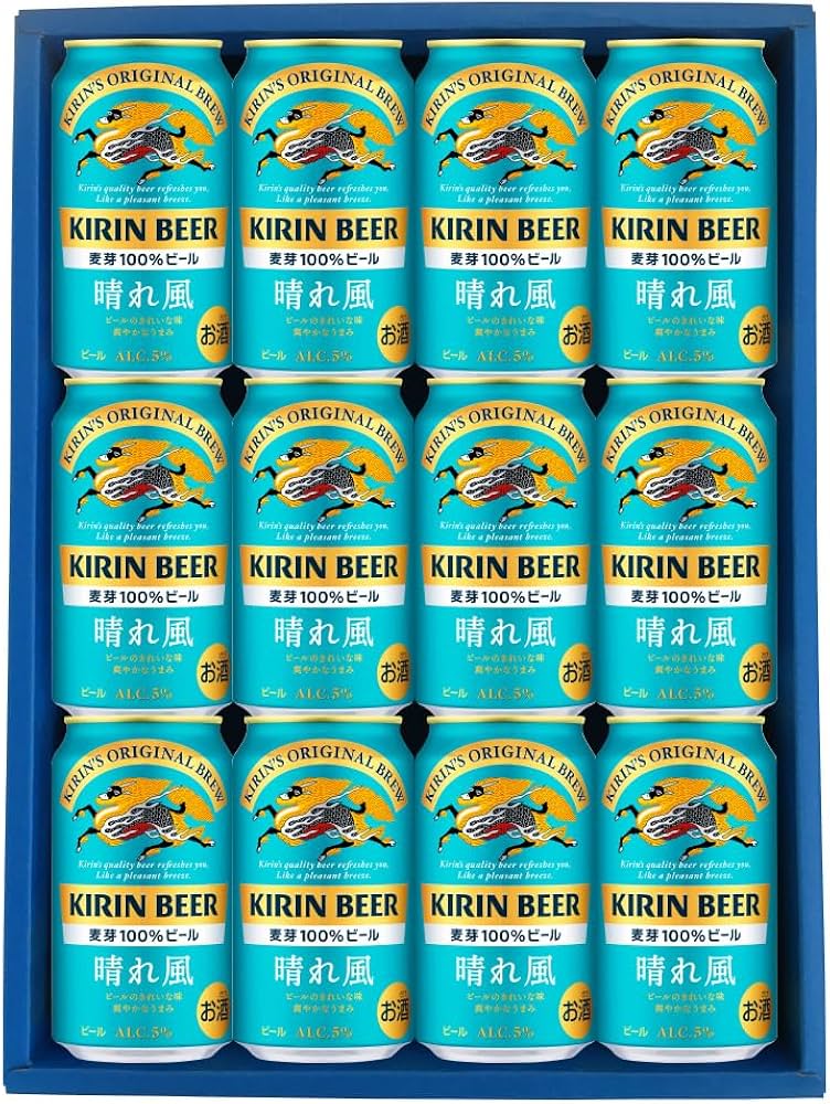 Amazon.co.jp: 【ギフト用】キリン 晴れ風 ギフト 350ml缶 計12本 はれ